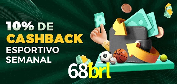 10% de bônus de cashback na 68brl